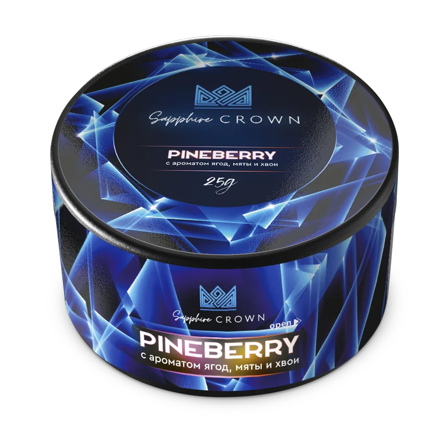 Табак для кальяна Sapphire Crown,с ароматом Pineberry, 25 грамм