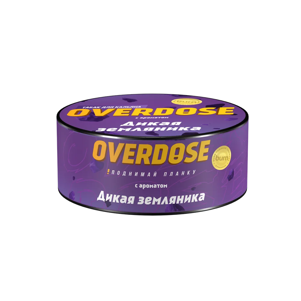 Табак для кальяна Overdose Wild Strawberry (Дикая земляника), 25гр