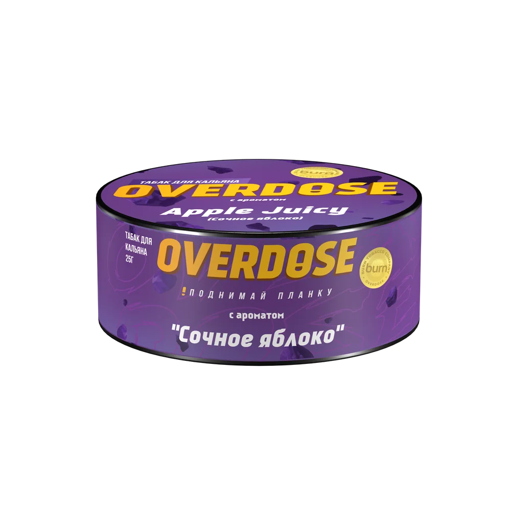 Табак для кальяна Overdose Apple Juicy (Сочное Яблоко) 25гр
