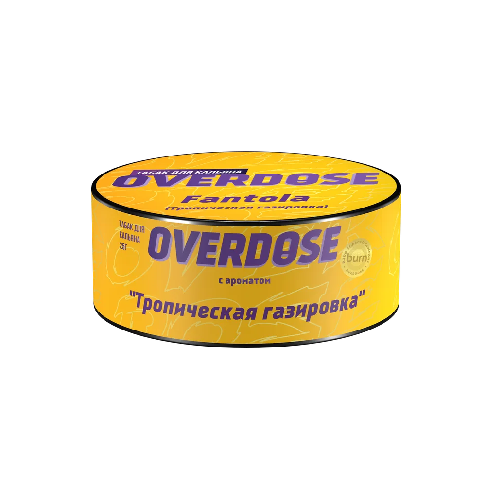 Табак для кальяна Overdose Fantola (Тропическая газировка), 25 гр.