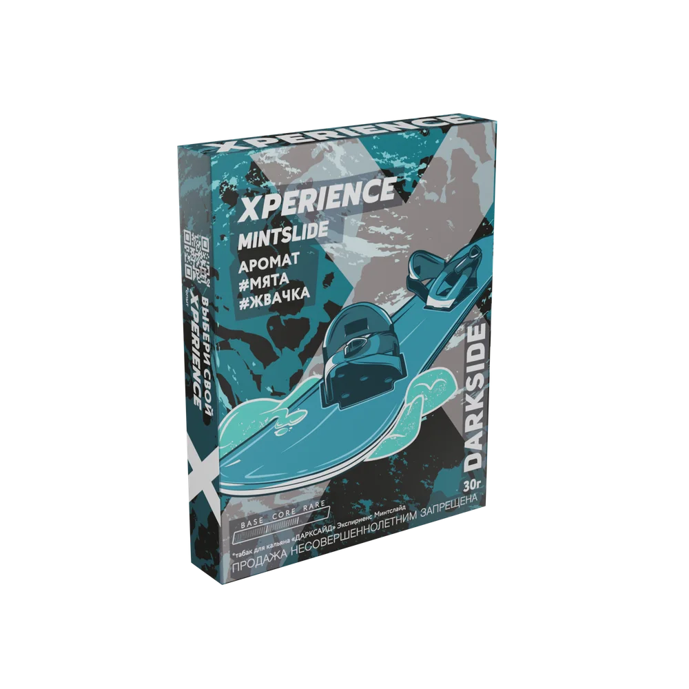 Табак для кальяна "Экспириенс" с ароматом Минтслайд (Мята Жвачка), 30 г